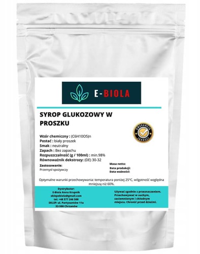 Syrop glukozowy w proszku DE 30-32 