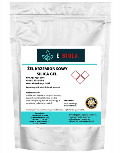 Ditlenek krzemu (Żel krzemionkowy, SILICA GEL)