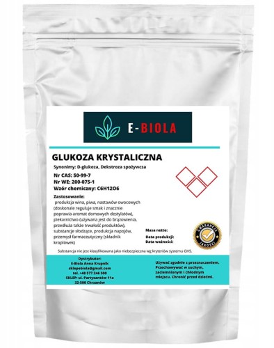 Glukoza krystaliczna (Dekstroza)