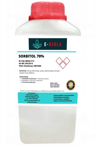 Sorbitol, heksitol spożywczy 70 % ( Syrop sorbitolowy)