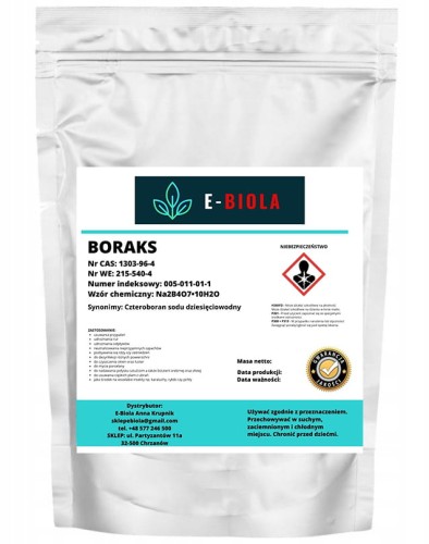 Czteroboran sodu dziesięciowodny (BORAKS)
