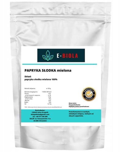 Papryka słodka w proszku